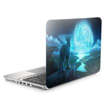 Skin Adesivo Protetor Notebook 14 Wide Lobo Branco White