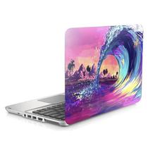 Skin Adesivo Protetor Notebook 15 Wide Onda Quebrando Mar