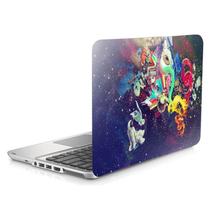 Skin Adesivo Protetor Notebook 17" Galáxia Astronauta d22