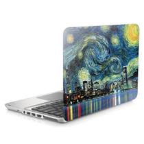 Skin Adesivo Protetor para Notebook 14" Wide A Noite Estrelada d1