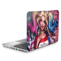 Skin Adesivo Protetor para Notebook 14” Wide DC Alerquina Harley Quinn b1