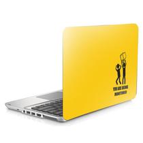 Skin Adesivo Protetor para Notebook 14" Wide Você está sendo monitorado d27