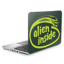 Skin Adesivo Protetor para Notebook 15” Alien Inside Intel b1
