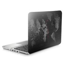 Skin Adesivo Protetor Para Notebook 15" Mapa Mundi D1