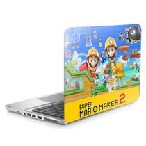 Skin Adesivo Protetor Para Notebook 15 Mario Maker B1