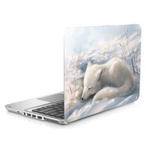 Skin Adesivo Protetor para Notebook 15" Wide Raposa Nevada d29