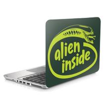 Skin Adesivo Protetor para Notebook 17” Alien Inside Intel b1