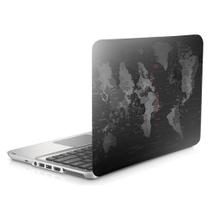 Skin Adesivo Protetor para Notebook 17" Mapa Mundi d1