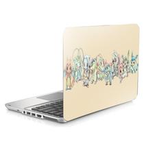 Skin Adesivo Protetor para Notebook 17" Pokémon Iniciais b23