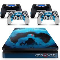 Skin Adesivo Protetor Para Ps4 Slim God Of War Kratos B4