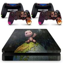 Skin Adesivo Protetor Para Ps4 Slim Little Big Planet B1