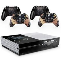 Skin Adesivo Protetor para X Box One S e Controles Batman b3