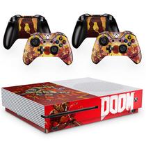 Skin Adesivo Protetor para X Box One S e Controles DOOM 5