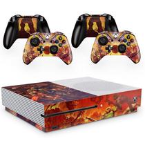 Skin Adesivo Protetor para X Box One S e Controles DOOM b4