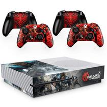 Skin Adesivo Protetor para X Box One S e Controles Gears of War 7