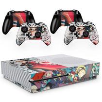 Skin Adesivo Protetor Para X Box One S E Controles Naruto B1