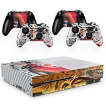 Skin Adesivo Protetor para X Box One S e Controles Naruto b4