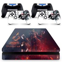 Skin Adesivo Protetor Ps4 Slim Assassin'S Creed Valhalla B1