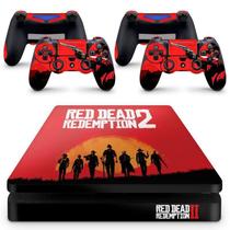 Skin Adesivo Protetor Ps4 Slim Rockstar Red Dead Redemption