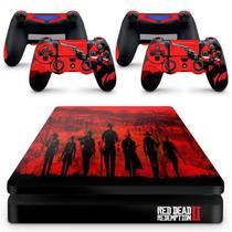 Skin Adesivo Protetor Ps4 Slim Rockstar Red Dead Redemption