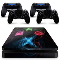 Skin Adesivo Protetor Ps4 Slim Sony Playstation Sony God Of