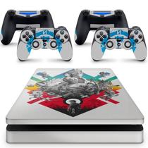 Skin Adesivo Protetor Ps4 Slim Sony Playstation Sony God Of