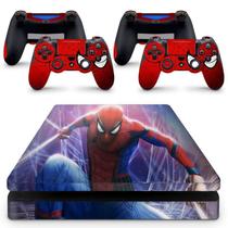 Skin Adesivo Protetor Ps4 Slim Spider-Man Homem-Aranha Homem