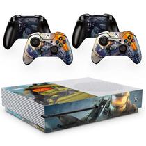 Skin Adesivo Protetor X Box One S E Controles Halo Infinity