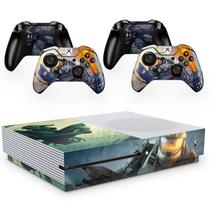 Skin Adesivo Protetor X Box One S E Controles Halo Infinity