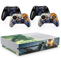 Skin Adesivo Protetor X Box One S E Controles Halo Infinity