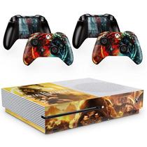 Skin Adesivo Protetor X Box One S E Controles Mortal Kombat