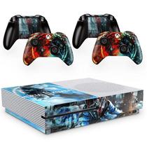 Skin Adesivo Protetor X Box One S E Controles Mortal Kombat