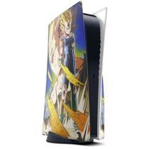 Skin Adesivo Ps5 Com Disco E 2 Controles Dragon Ball Z Dbz 4