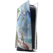 Skin Adesivo PS5 COM DISCO e 2 controles Horizon Zero Dawn 2