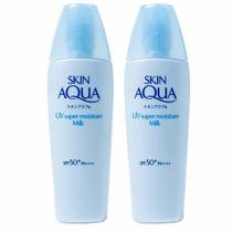 Skin Aqua Protetor Solar Super Moisture Milk FPS50 Kit com 2 Unidades Skin Aqua Protetor Solar Super Moisture Milk FPS50 Kit com 2 Unidades