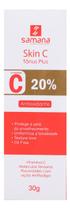 Skin C Tônus Plus Vitamina C 20% Antioxidante 30g Samana Momento de aplicação Dia/Noite Tipo de pele