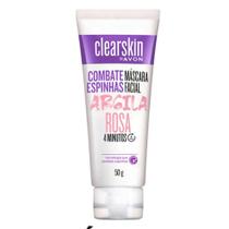 Skin Care linha ClearSkin - Máscara Facial Argila Rosa 4 minutos Combate espinhas