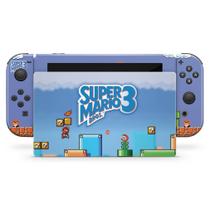 Skin Compatível Nintendo Switch Adesivo - Super Mario Bros 3