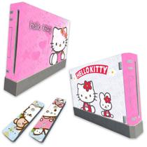 Skin Compatível Nintendo Wii Adesivo - Hello Kitty