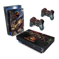 Skin Compatível PS2 Fat Adesivo - Mortal Kombat