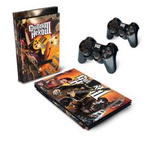 Skin Compatível PS2 Slim Adesivo - Guitar Hero III 3