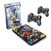 Skin Compatível PS2 Slim Adesivo - Kingdom Hearts II 2 - Pop Arte Skins