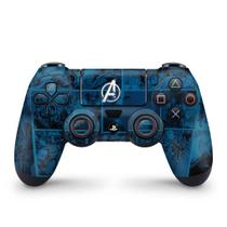 Skin Compatível PS4 Controle Adesivo - Avengers Vingadores Comics
