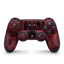 Skin Compatível PS4 Controle Adesivo - Deadpool Comics