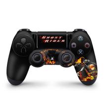 Skin Compatível PS4 Controle Adesivo - Ghost Rider A