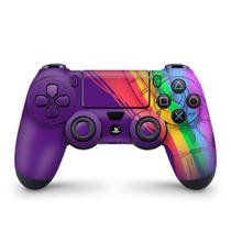 Skin Compatível PS4 Controle Adesivo - Rainbow Colors Colorido