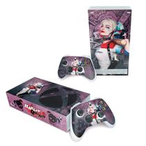 Skin Compatível Xbox Series S Adesivo - Arlequina Harley Quinn