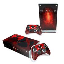 Skin Compatível Xbox Series S Adesivo - Diablo IV 4