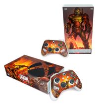 Skin Compatível Xbox Series S Adesivo - Doom Eternal