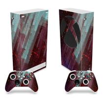 Skin Compatível Xbox Series S Vertical Adesivo - Abstrato 100